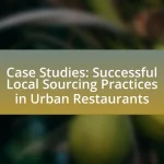 Case Studies: Successful Local Sourcing Practices in Urban Restaurants