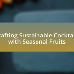 Crafting Sustainable Cocktails with Seasonal Fruits