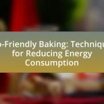 Eco-Friendly Baking: Techniques for Reducing Energy Consumption