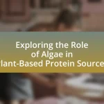 Exploring the Role of Algae in Plant-Based Protein Sources