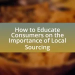 How to Educate Consumers on the Importance of Local Sourcing