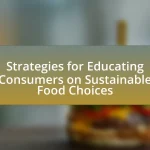 Strategies for Educating Consumers on Sustainable Food Choices