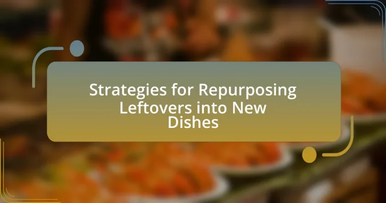 Strategies for Repurposing Leftovers into New Dishes