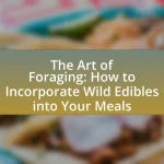 The Art of Foraging: How to Incorporate Wild Edibles into Your Meals
