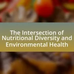 The Intersection of Nutritional Diversity and Environmental Health