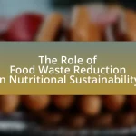 The Role of Food Waste Reduction in Nutritional Sustainability
