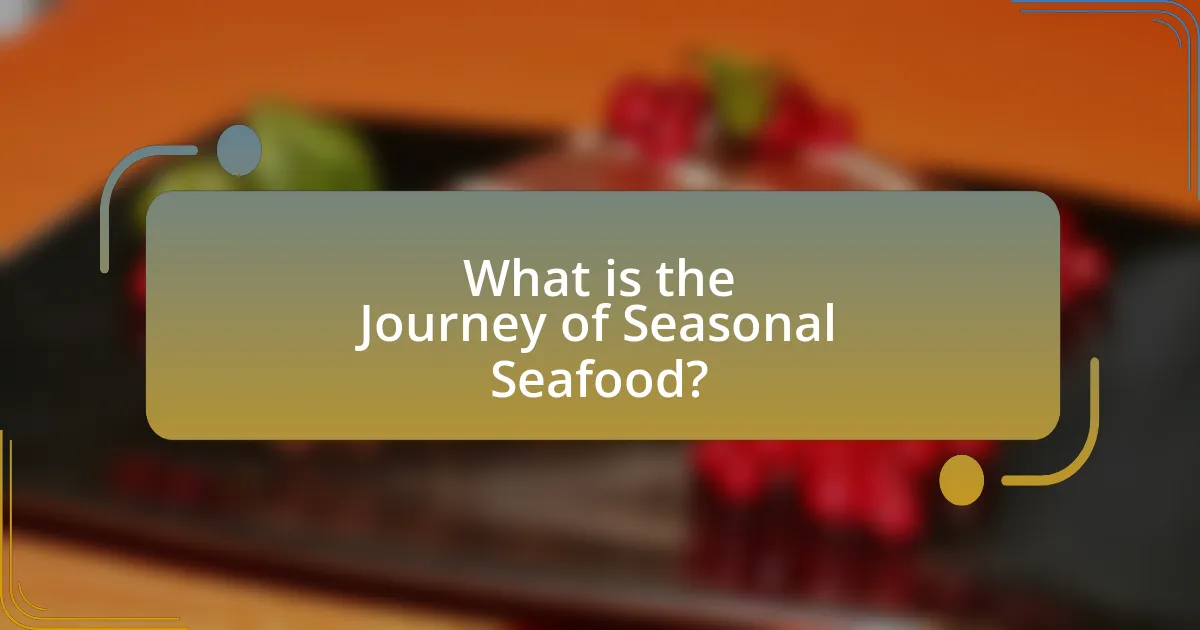 What is the Journey of Seasonal Seafood?